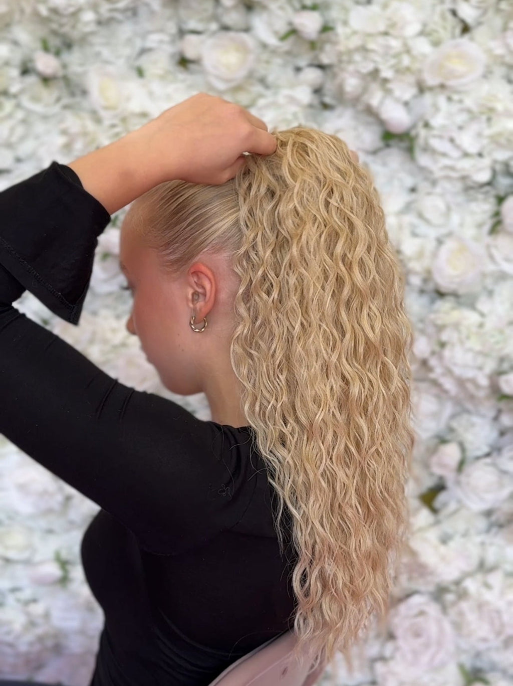 ICHA Beauty Waterwave Kuituhiusponinhäntä 50cm