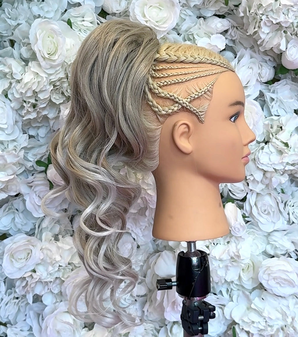 ICHA Beauty Loose Wave Kuituhiusponinhäntä 50cm / 20"