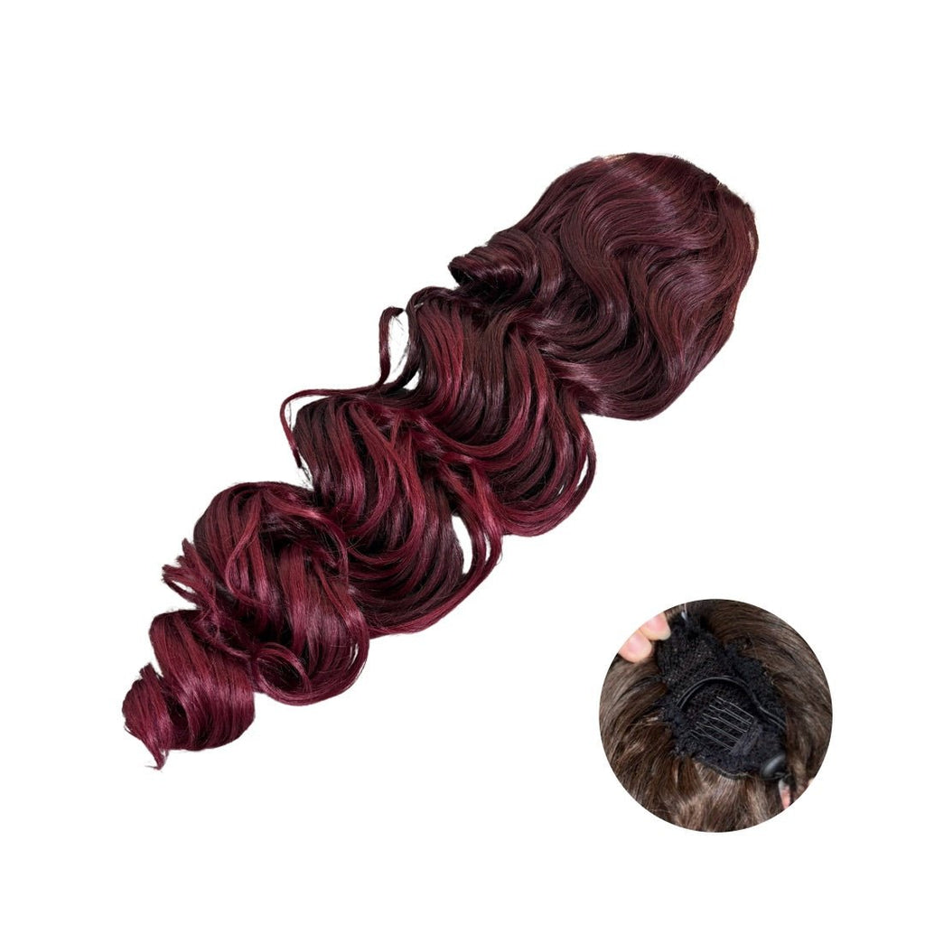 IdaCharlotta Beauty Loose Wave Kuituhiusponinhäntä 70cm - Kuituhiukset.fi